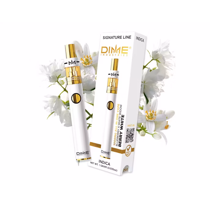 Photograph of product: Berry White (I) Distillate Disposable Vape 2g