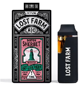 Photograph of product: Lost Farm | Boston Sherbet (I-D) LR .85g Disposable