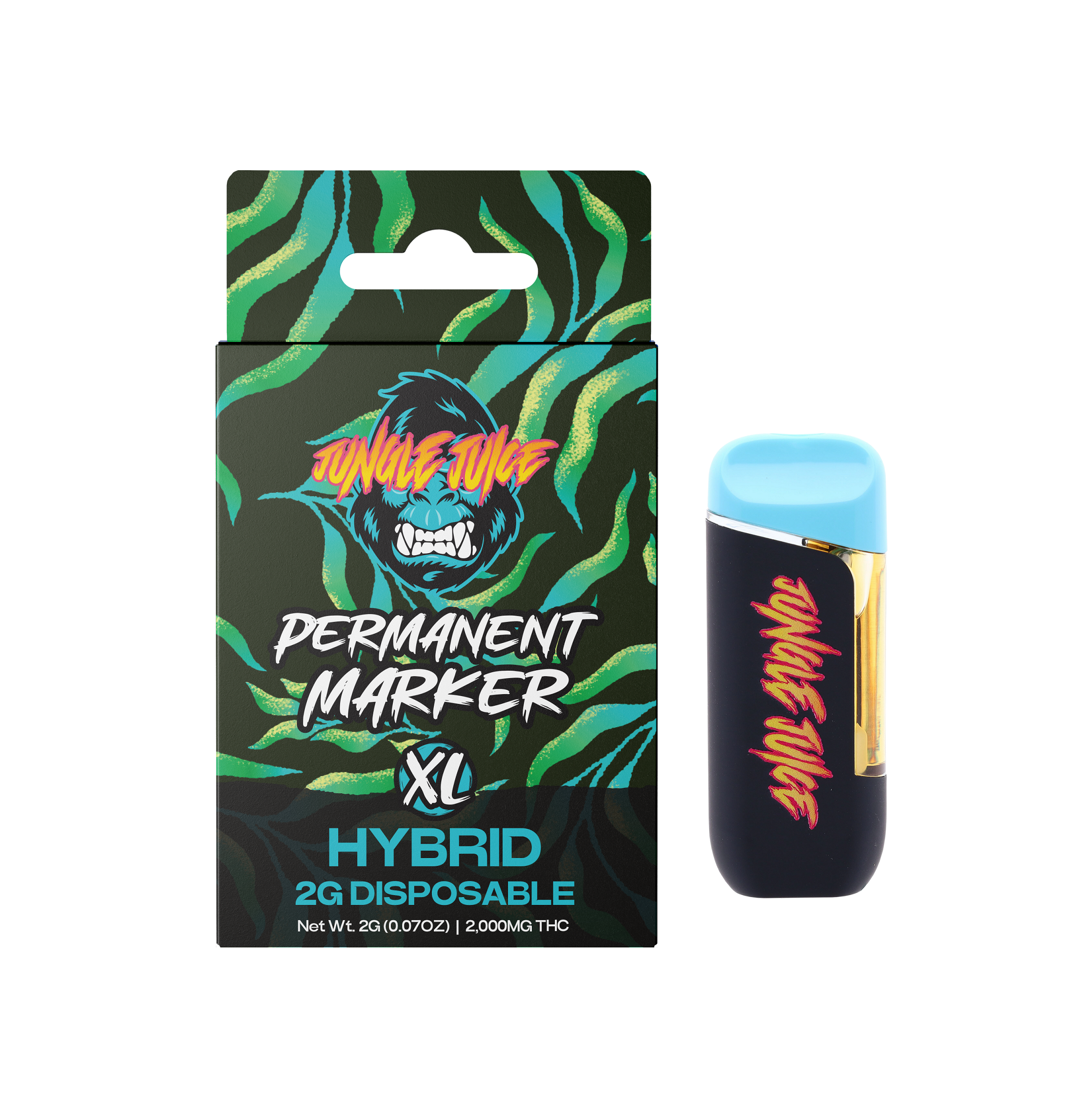 Photograph of product: Jungle Juice | Disposable Distillate | Permanent Marker | 2g