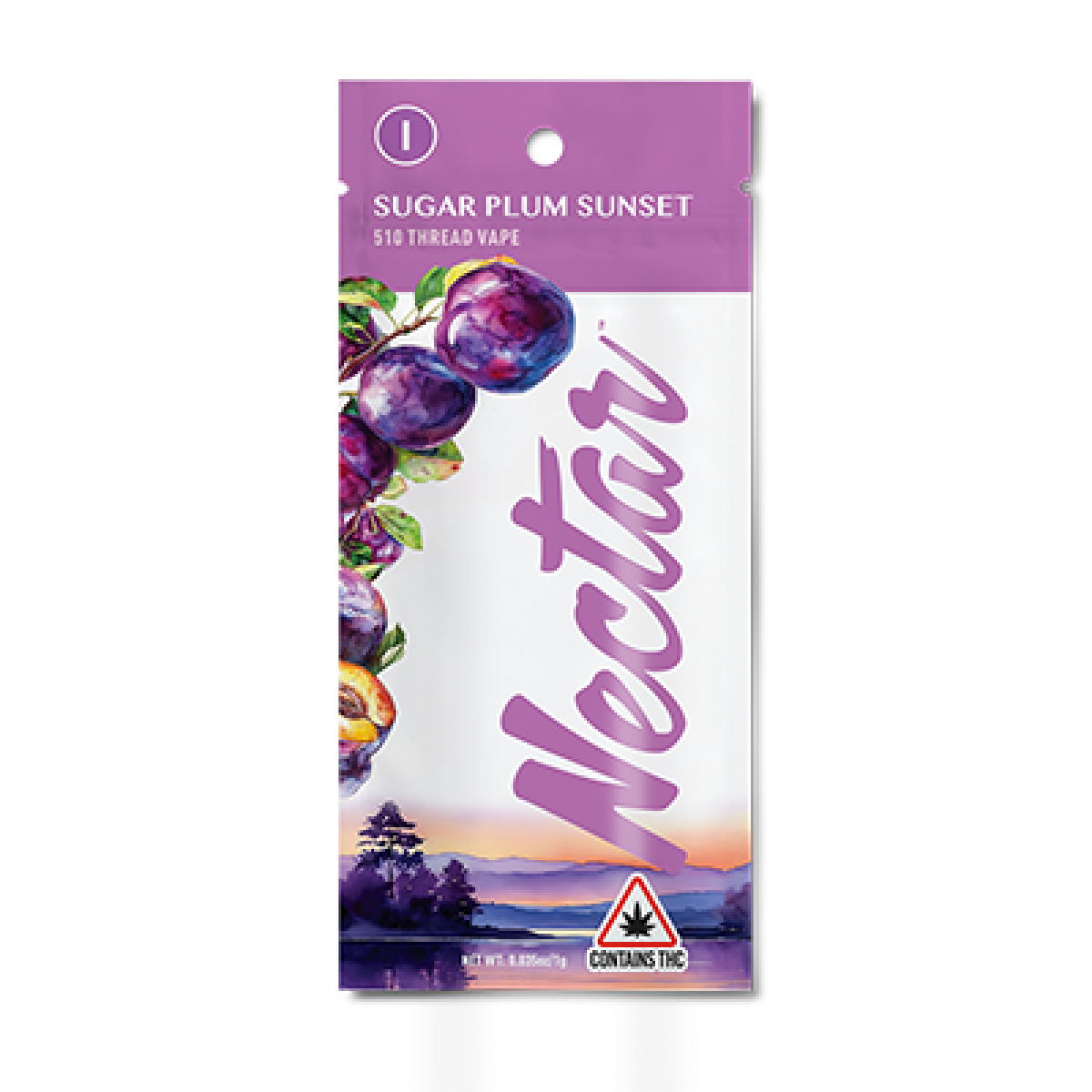 Photograph of product: 1g Sugar Plum Sunset Distillate Cartridge | TAX INCLUDED
