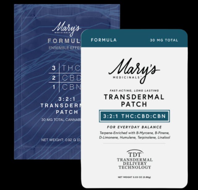 Photograph of product: 10pk Transdermal Patches 3:2:1 TH-oui/CBD/CBN (Formula) - 