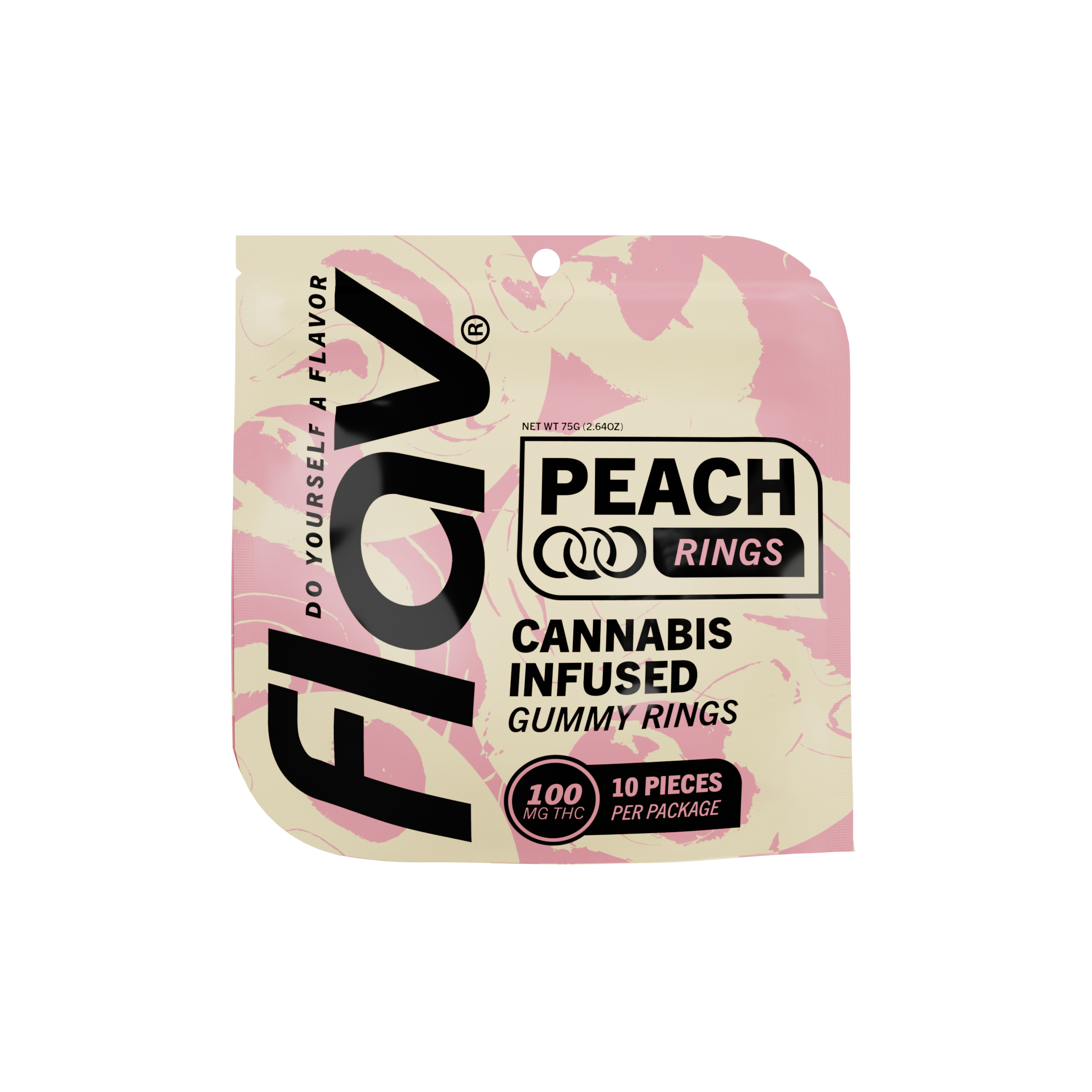 Photograph of product: Peach Rings 10-pack