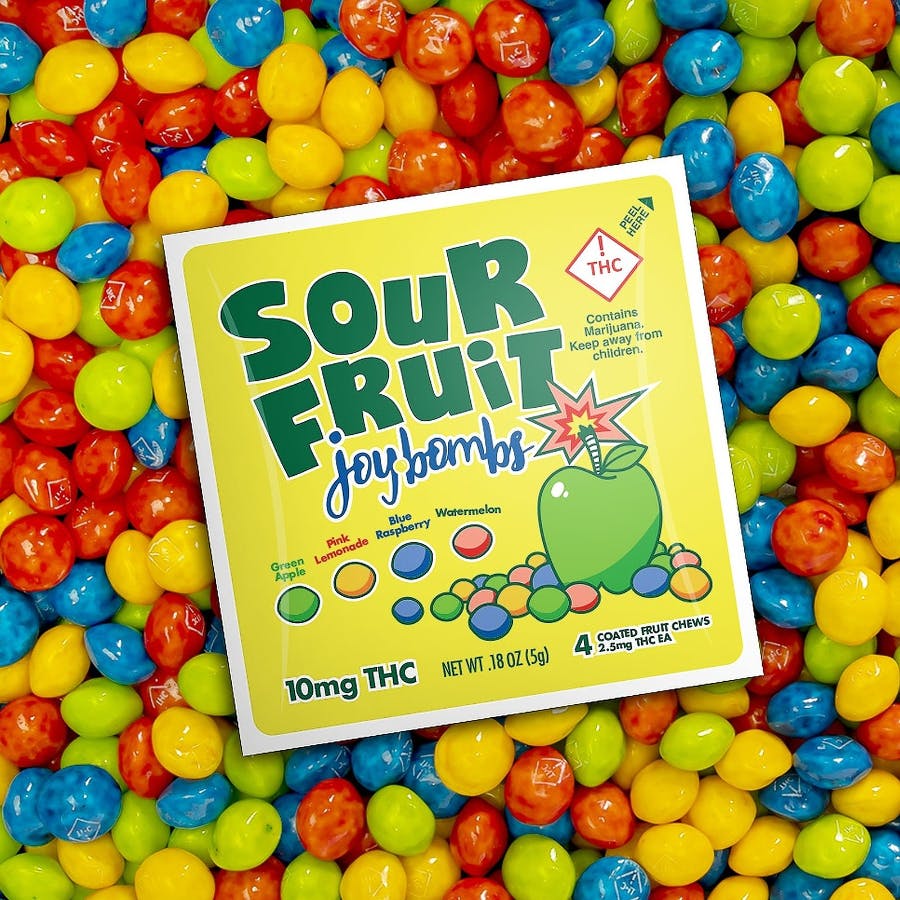 Photograph of product: Sour Joybombs (100mg)(R)