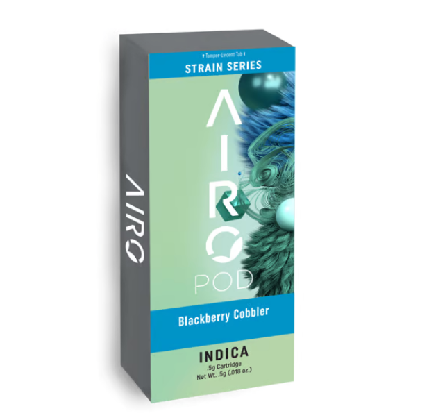 Photograph of product: Blackberry Cobbler 1g Vape Cartridge - Oui'd - Airo