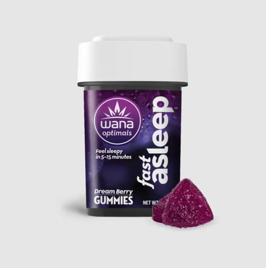 Photograph of product: Wana Optimals Quick Dream Berry Gummies 00138