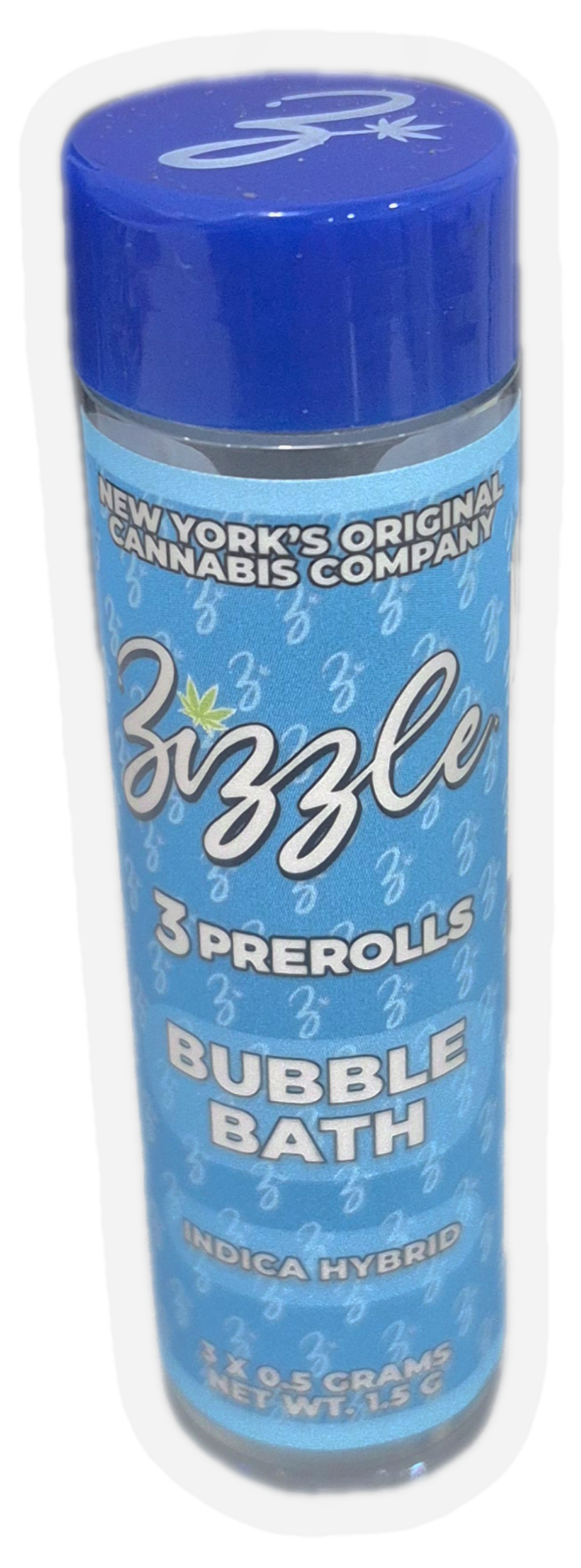 Photograph of Product: Zizzle | Bubble Bath 3pk Preroll - 1.5g