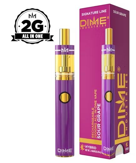 Photograph of product: Sour Grape I Dist. Vape Pen