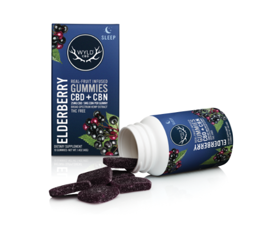 Photograph of product: 2:1 CBD/CBN Elderberry 250mg | 10pk
