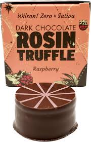 Photograph of product: Crop Circle Chocolate | Raspberry | Rosin Truffle 5pk
