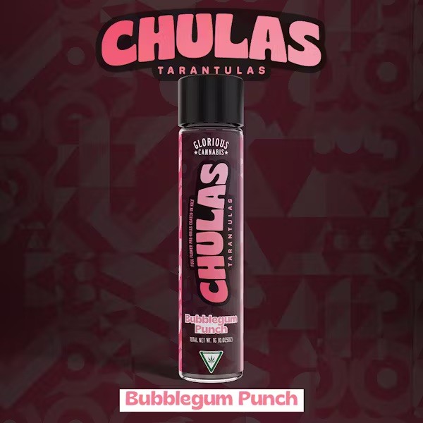 Photograph of product: Glorious Oui'd For Sale | Bubblegum Punch | 1g Chula Pre Roll | Planet Jane