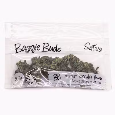 Photograph of product: Baggie Buds - 3.5g Flower - Tangie