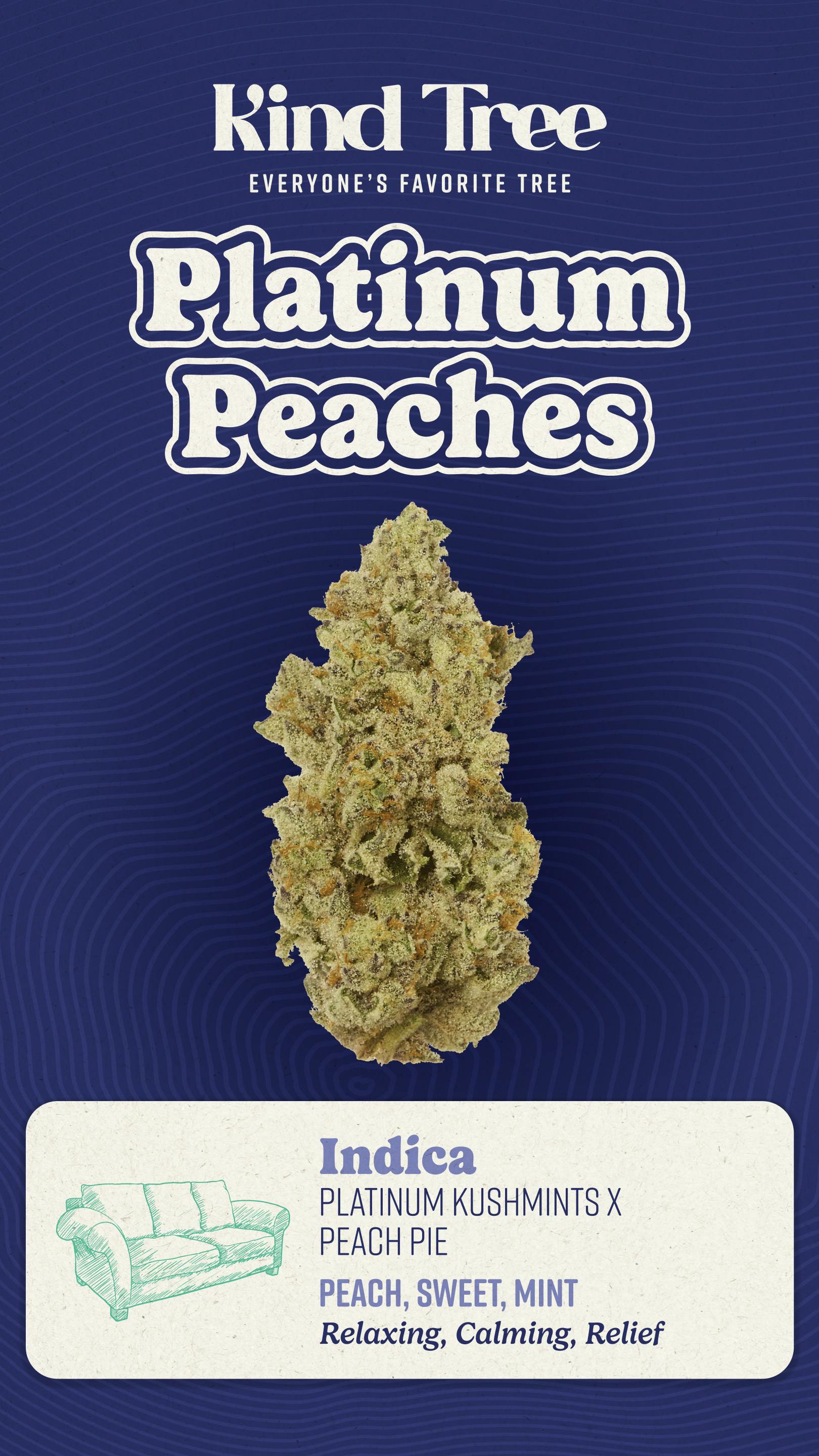 Photograph of product: Platinum Peaches I 14g I Kind Tree