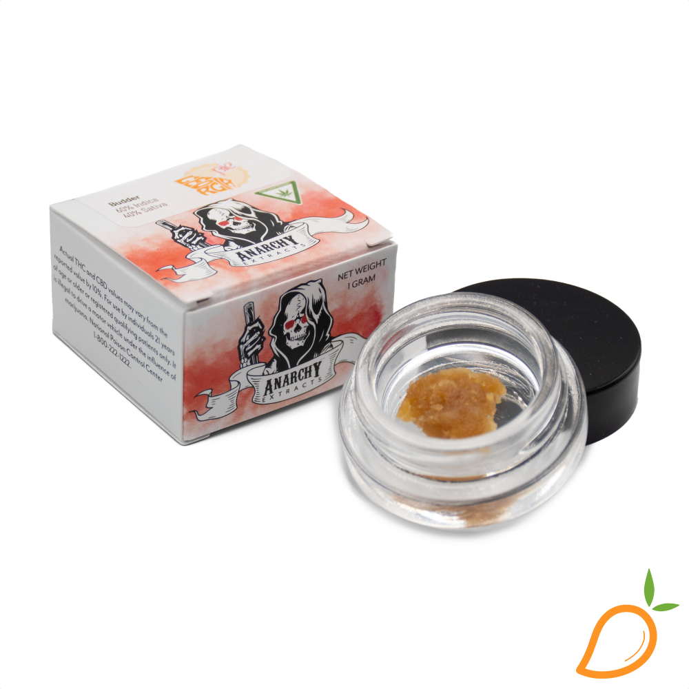 Photograph of product: 1g Pure Michigan Crumble Anarchy Extracts