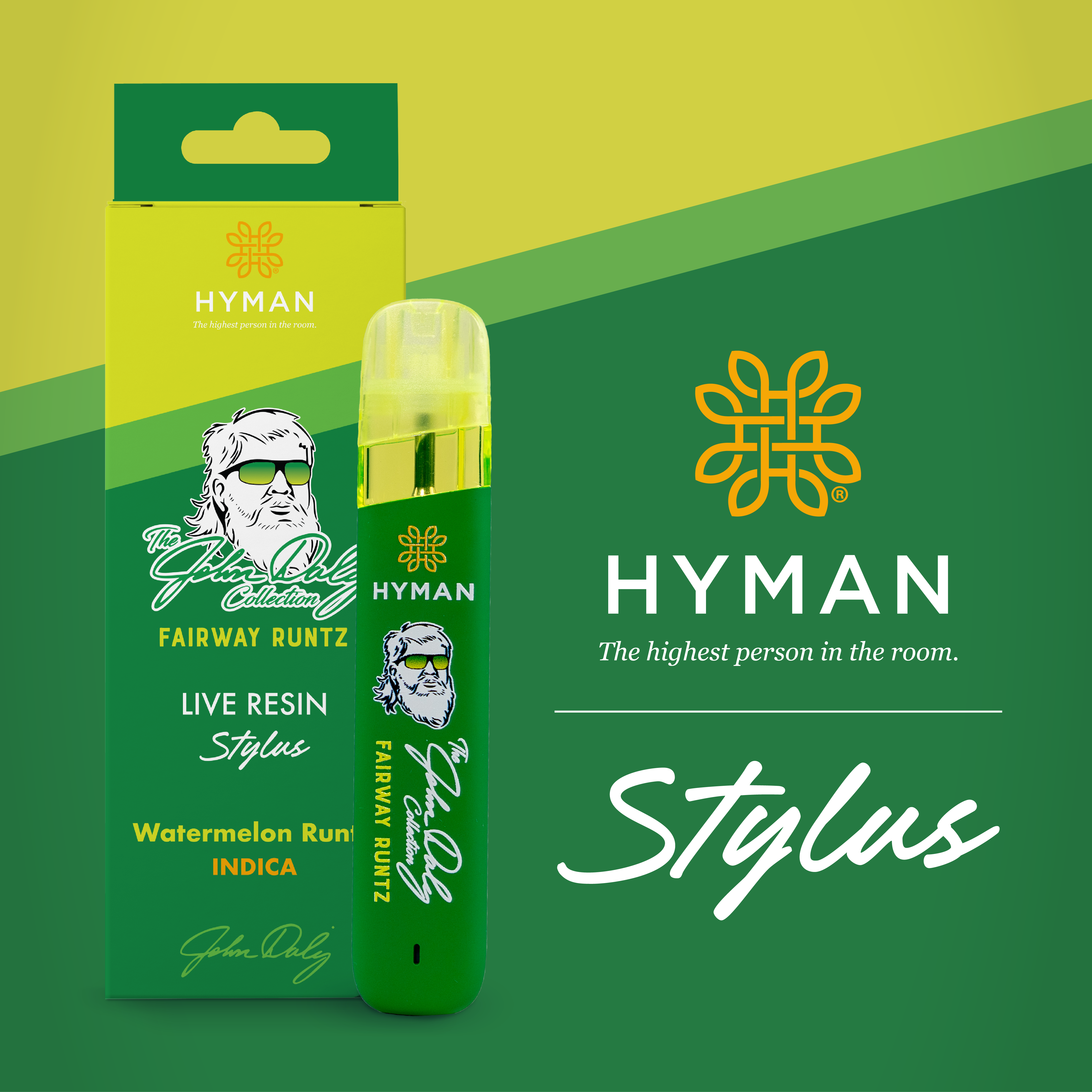Photograph of product: Hyman 1g Live Resin Disposable | Fairway Runtz - Oui'd