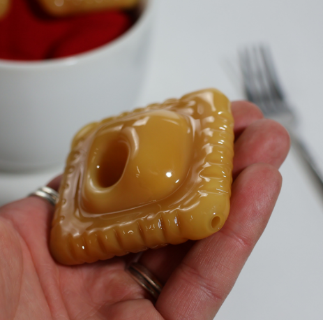 Photograph of product: SirEEL 3" Baked Rav-HIGH-oli Hand Pipe