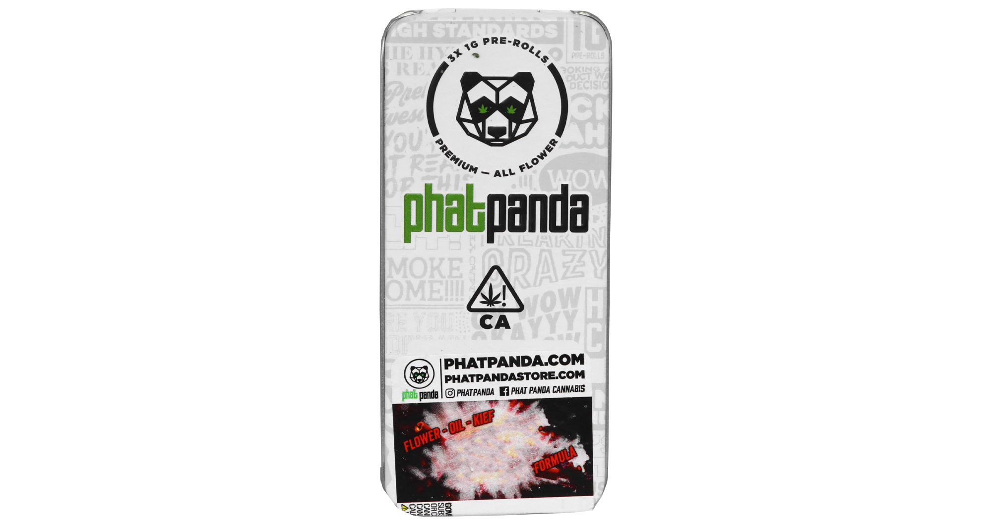 Photograph of product: phat panda | GDP x Donny Burger | Infused Preroll | 1G |