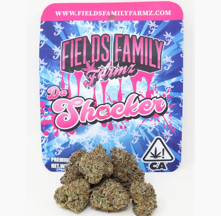 Photograph of product: Fields Family Farmz Da Shocker Hybrid Flower 3.5g