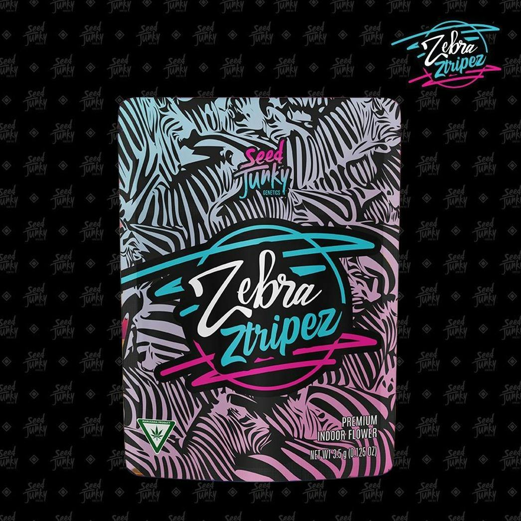 Photograph of product: Zebra Ztripez 3.5g by Seed Junky