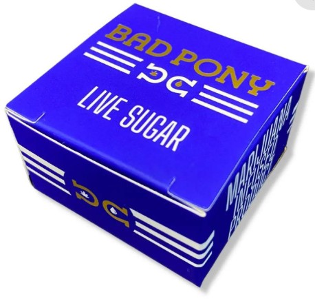 Photograph of product: BAD PONY - PIESCREAM LIVE SUGAR 1G HYBRID