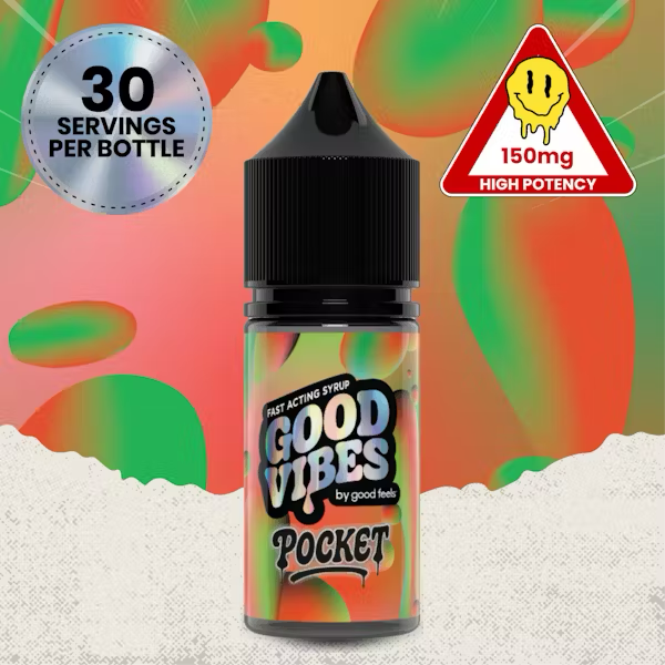 Photograph of product: Watermelon Fast Acting Syrup | 150mg - Pocket Good Vibes