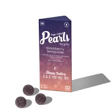 Photograph of product: Gron | 1:1:1 Blackberry Lemonade | Pearls | [100mg] | Oui'd