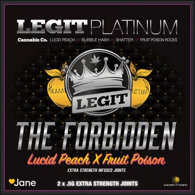 Photograph of product: The Forbidden 2pk - by Legit Platinum