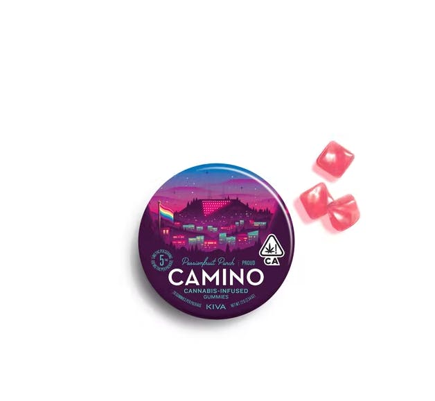 Photograph of product: Passion Fruit "PRIDE"  - Camino Gummies - Retail