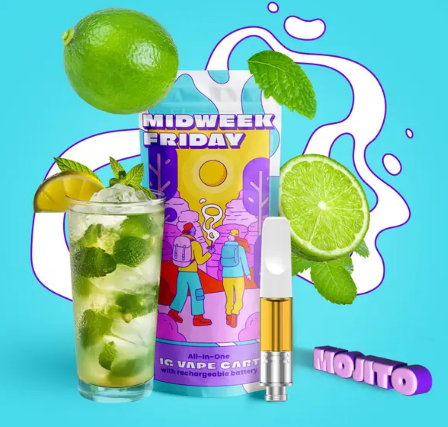 Photograph of product: MWF - Cartridge Mojito - 1g