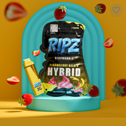 Photograph of product: Strawberry Gelato - Disposable