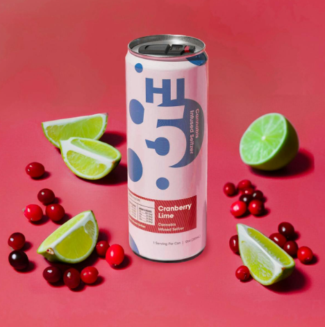 Photograph of product: Seltzer | Cranberry Lime | Single Can