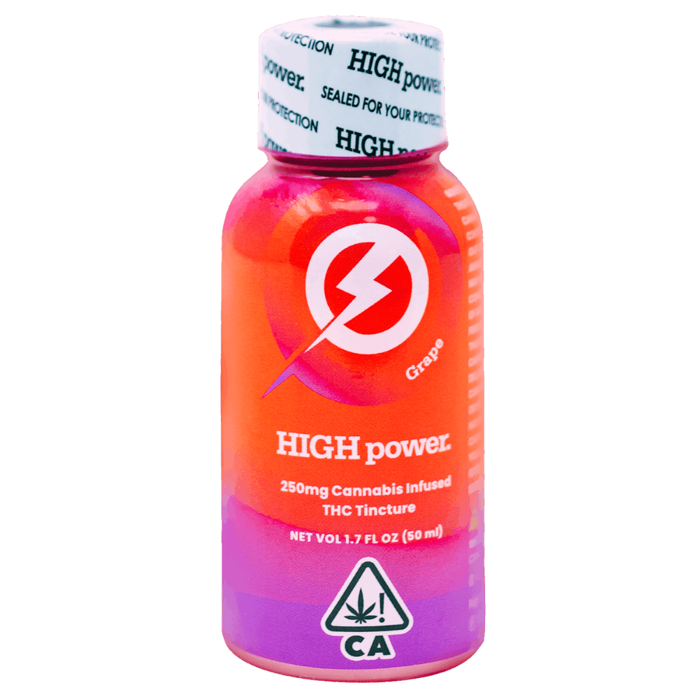 Photograph of product: High Power - Grape - Tincture - 250mg