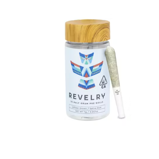 Photograph of product: Revelry 14pk Prerolls 7g Tahoe Blue