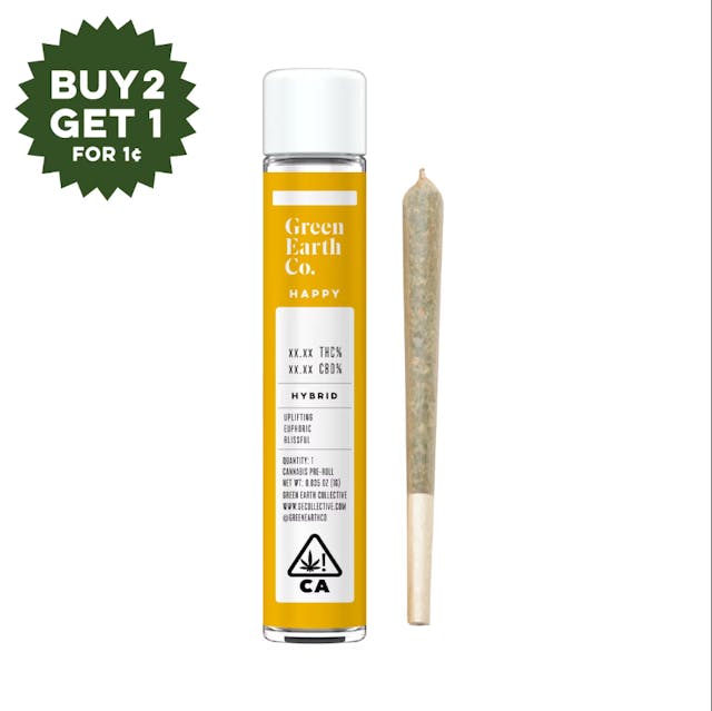 Photograph of product: Earth Tube | Carambola Diamond Infused Pre-Roll - 1g - 