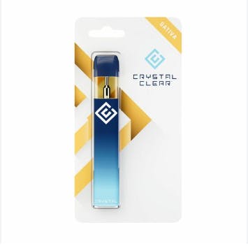 Photograph of product: Crystal Clear- Strawberry Haze 1g Disposable