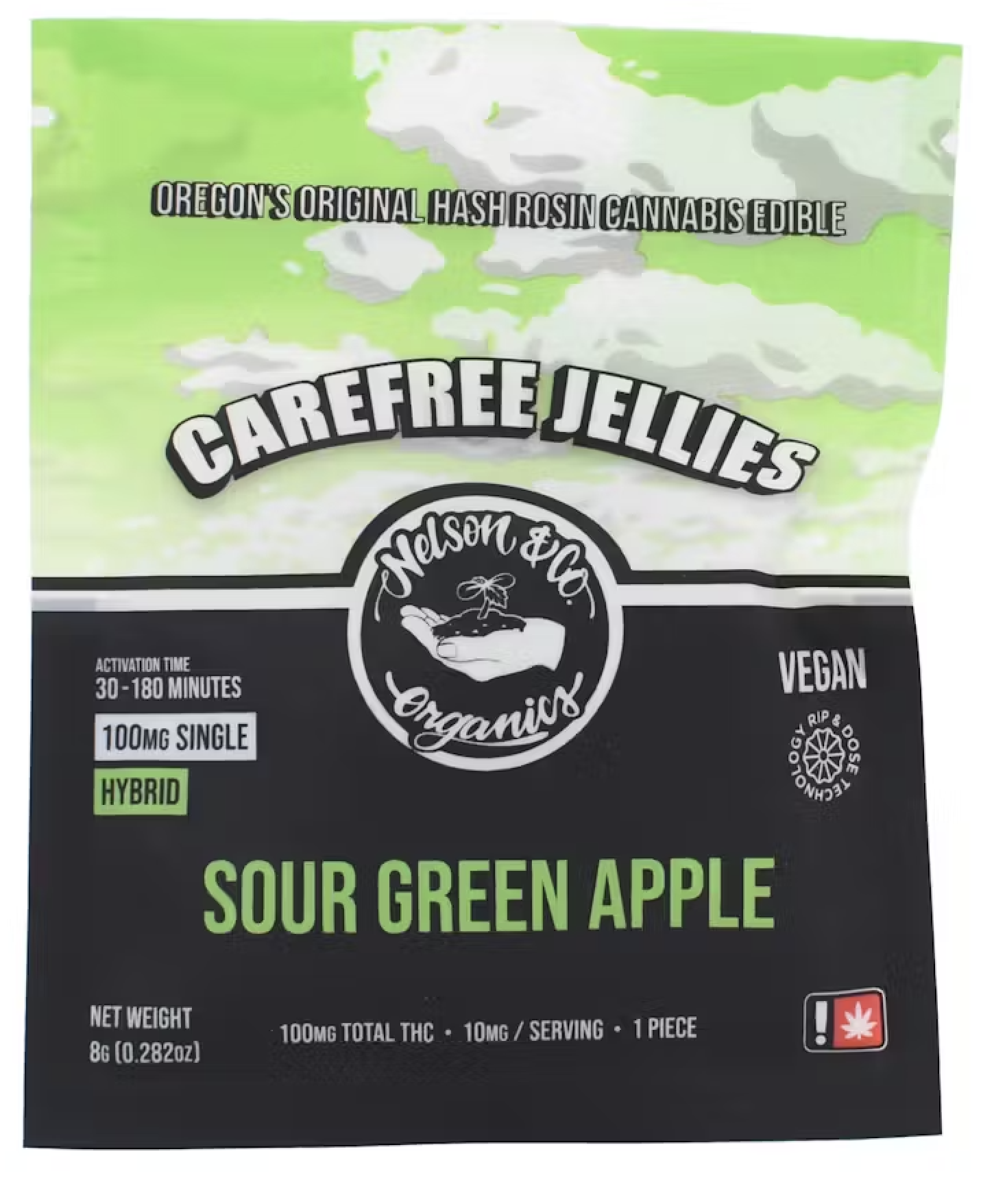 Photograph of product: Nelson & Co. - Sour Green Apple Gummy