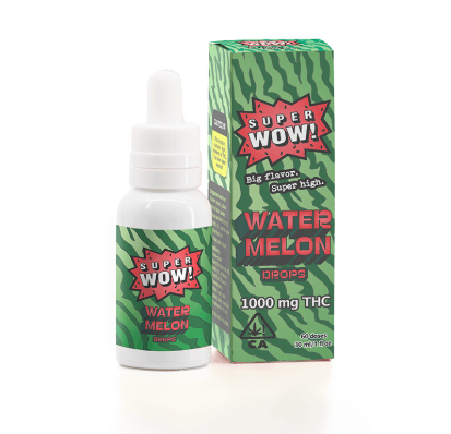 Photograph of product: Super Wow Watermelon Drops 30ml   1000 Mg