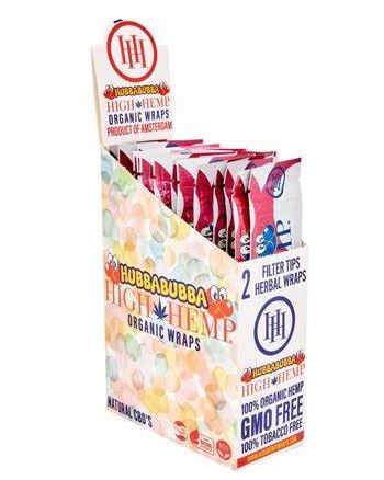 Photograph of product: Hubba Bubba | Hemp Wraps | 2pk