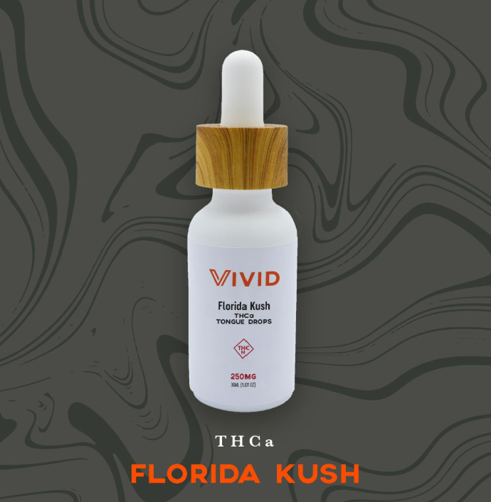Photograph of product: VIVID | FLORIDA KUSH TH-ouiA | TINCTURE | 200MG | HYBRID