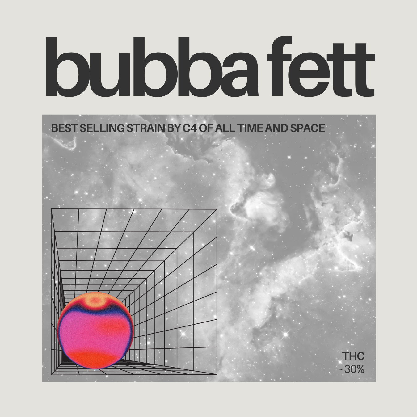 Photograph of product: C4 - PREPACK - 3.5G - BUBBA FETT - Oui'd