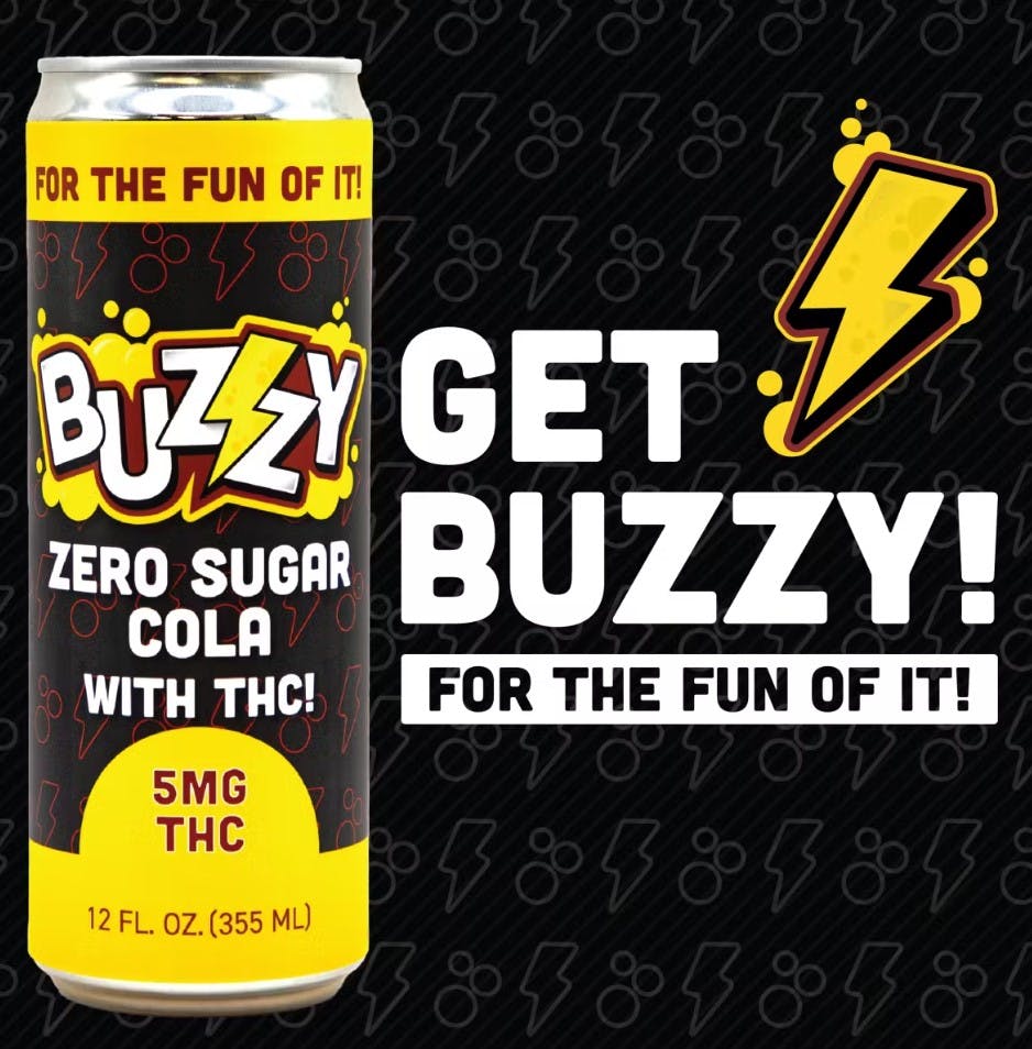 Photograph of product: Cola Zero | Infused Soda | 5mg | by Buzzy