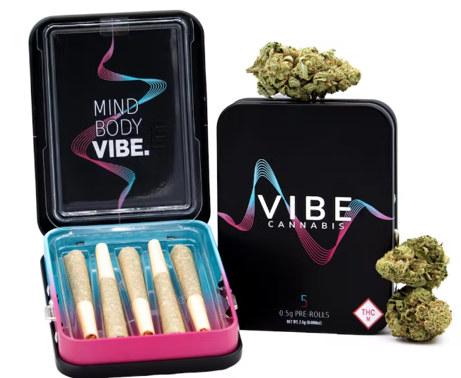 Photograph of product: Granny's Special (H) - Vibe Oui'd - 2.5g Pre-Roll 5-Pack (0.5g x5)