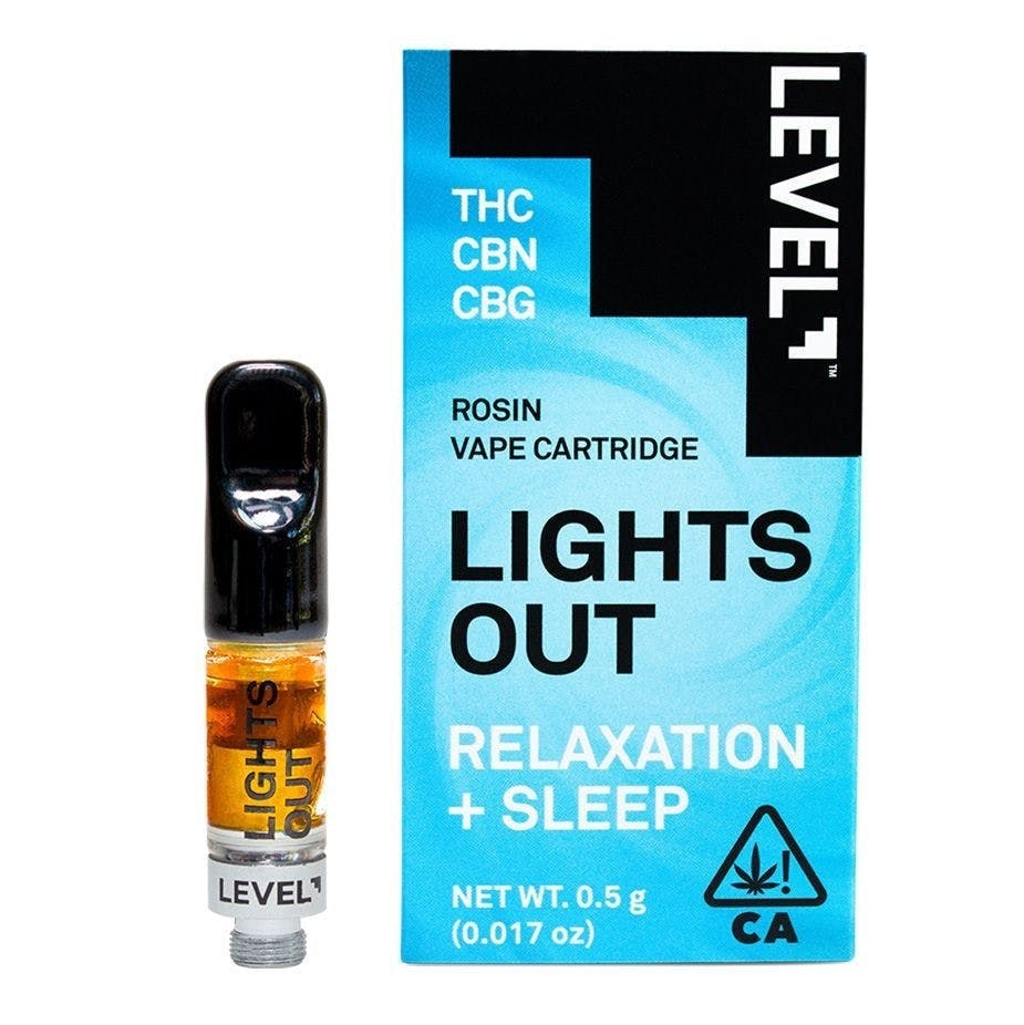 Photograph of product: Lights Out Vape Cartridge (500mg)
