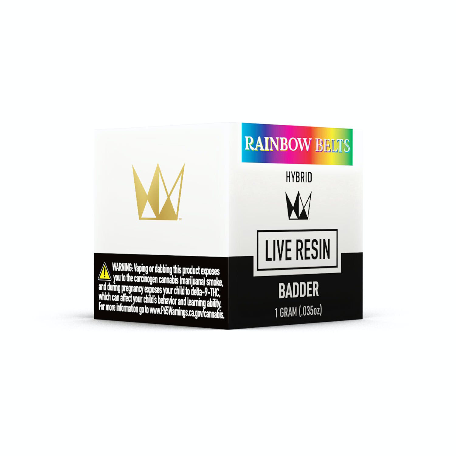 Photograph of product: West Coast Cure - Rainbow Belts (Hybrid) Live Resin Badder