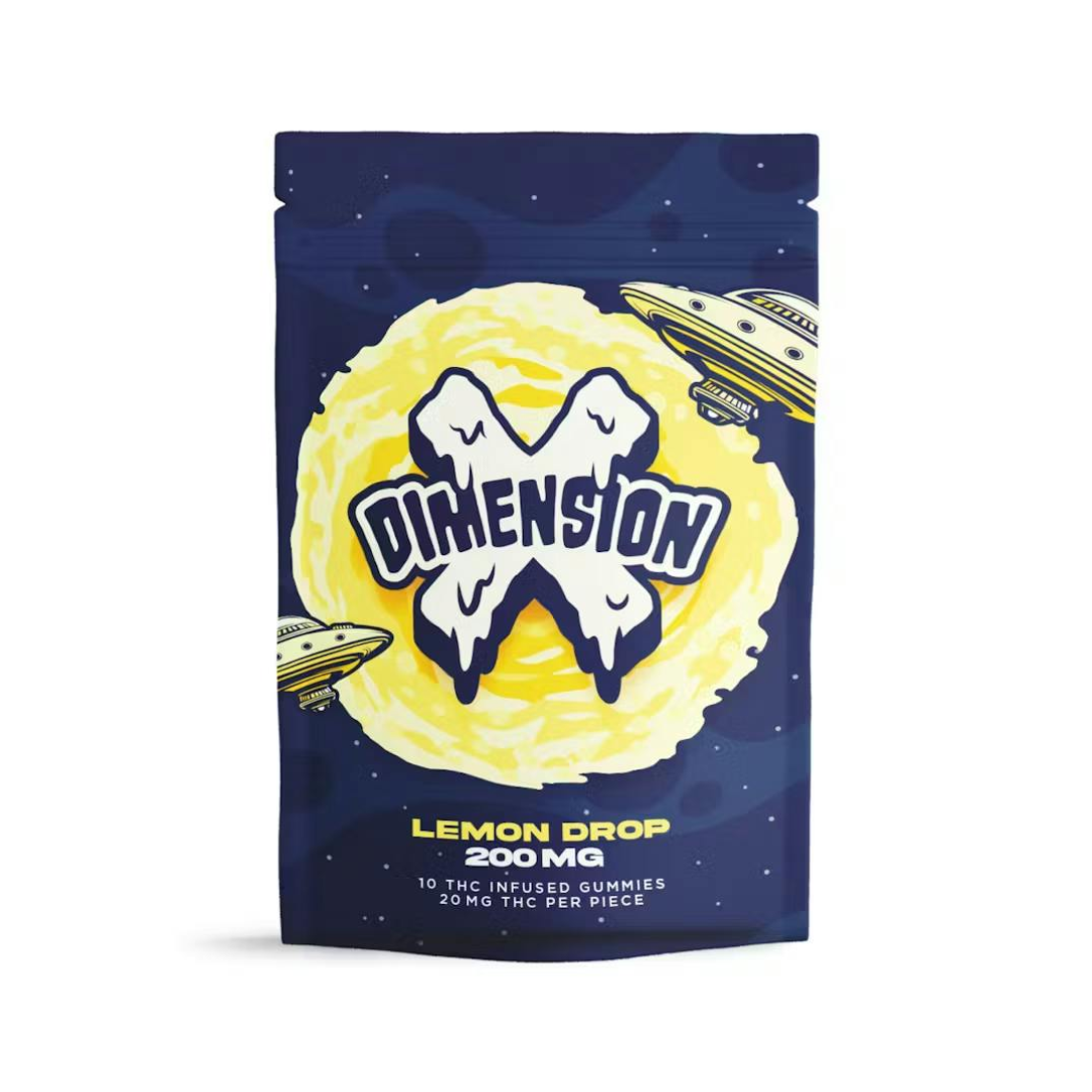 Photograph of Product: Dimension X - Lemon Drop - Gummies - 200mg