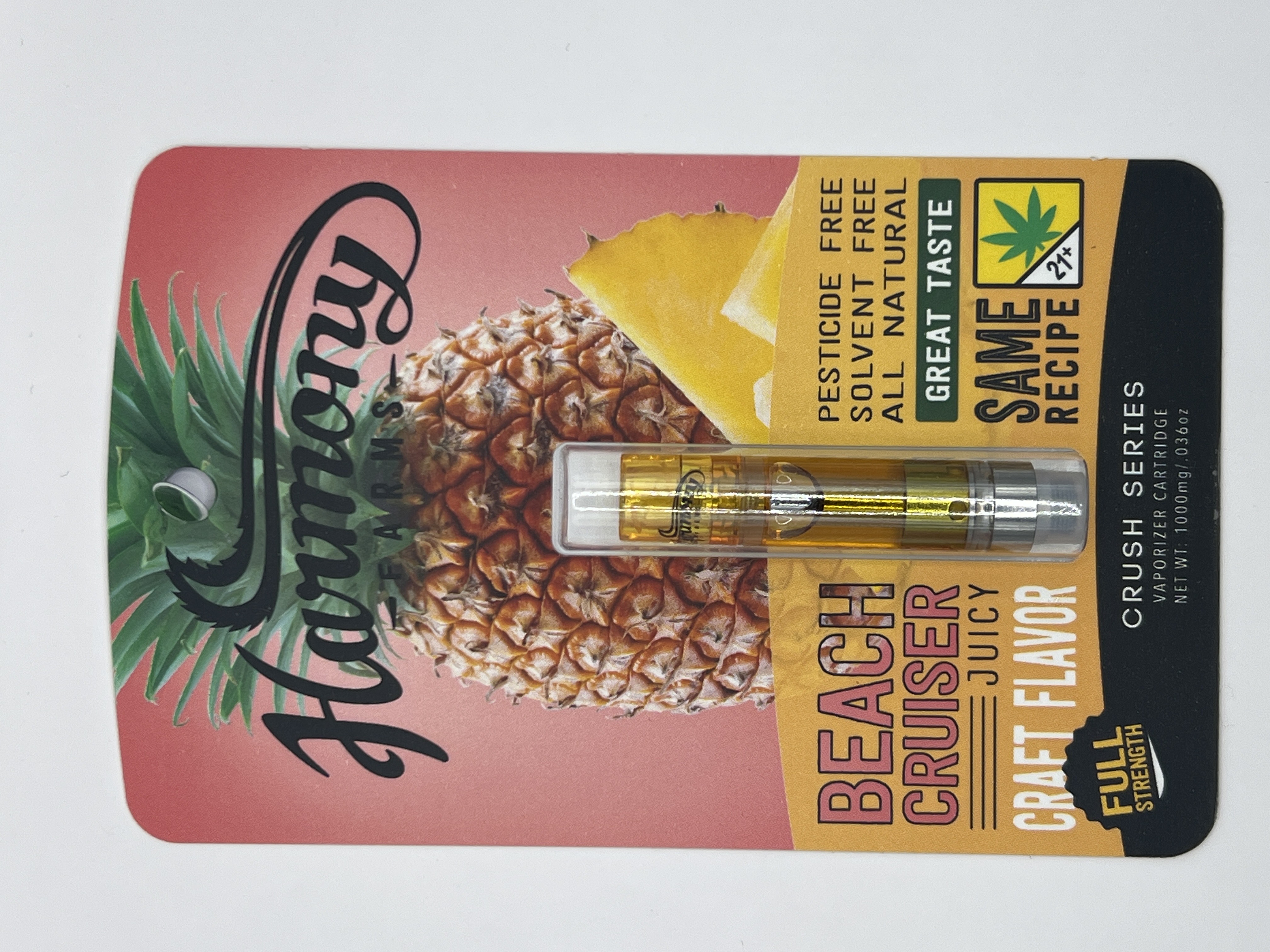 Photograph of product: Harmony - Crush Cartridge - m - Beach Cruiser - CONCENTRATE