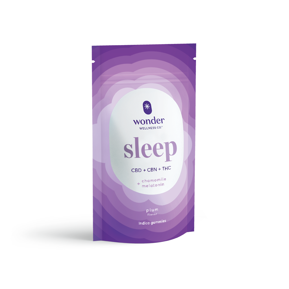 Photograph of product: (REC) Wonder 200mg Gummies TH-oui:CBD:CBN (1:1:1) - Sleep