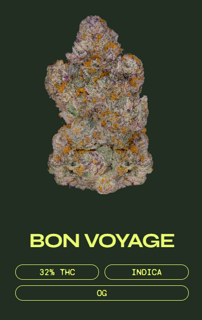 Photograph of product: Bon Voyage - Flower - 3.5g