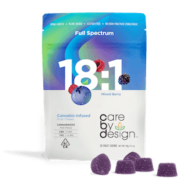 Photograph of product: Mixed Berry | 18:1 CBD:TH-oui Gummies