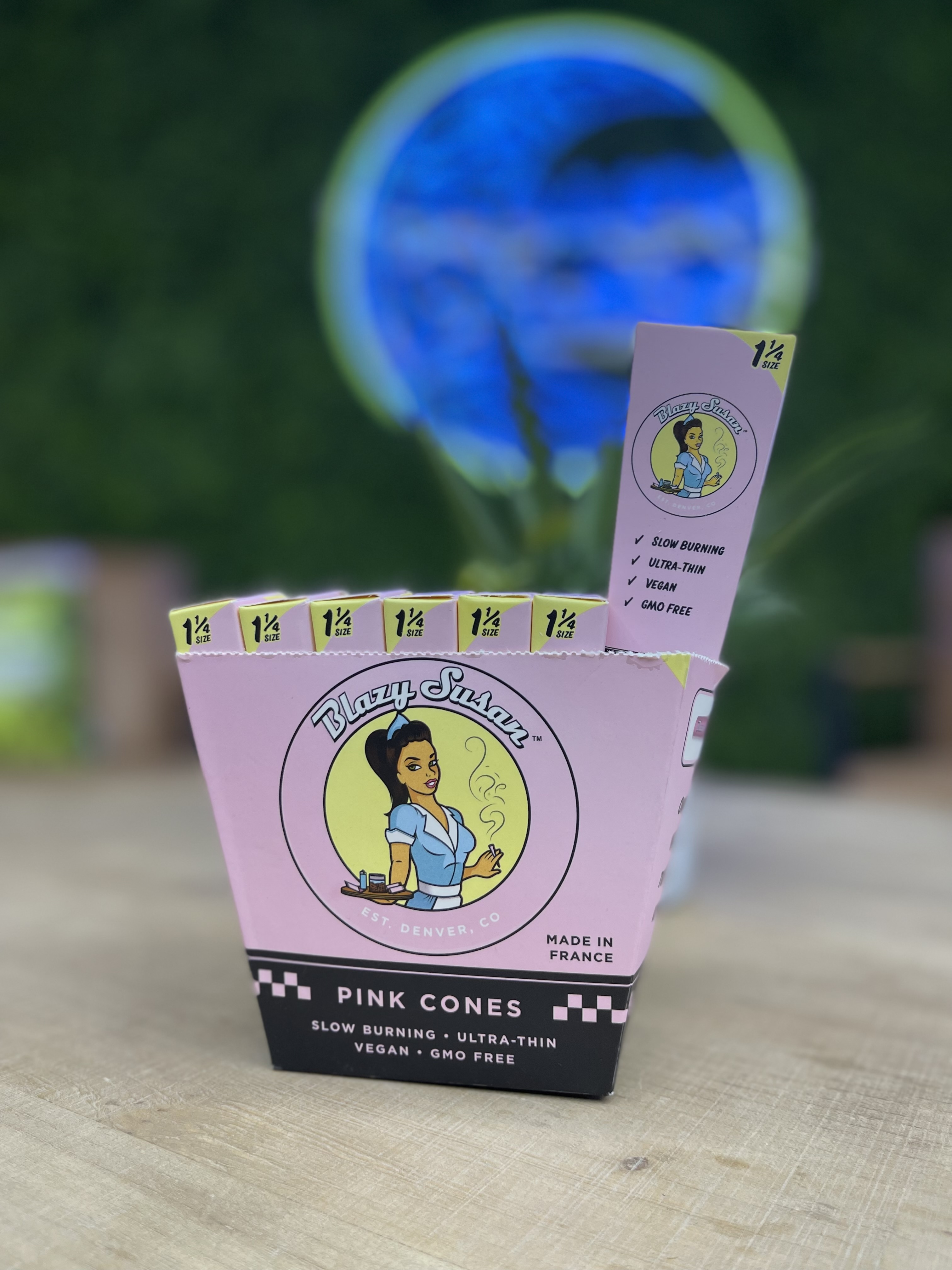 Photograph of product: Blazy Susan | Pink Cones | King Size 3PK