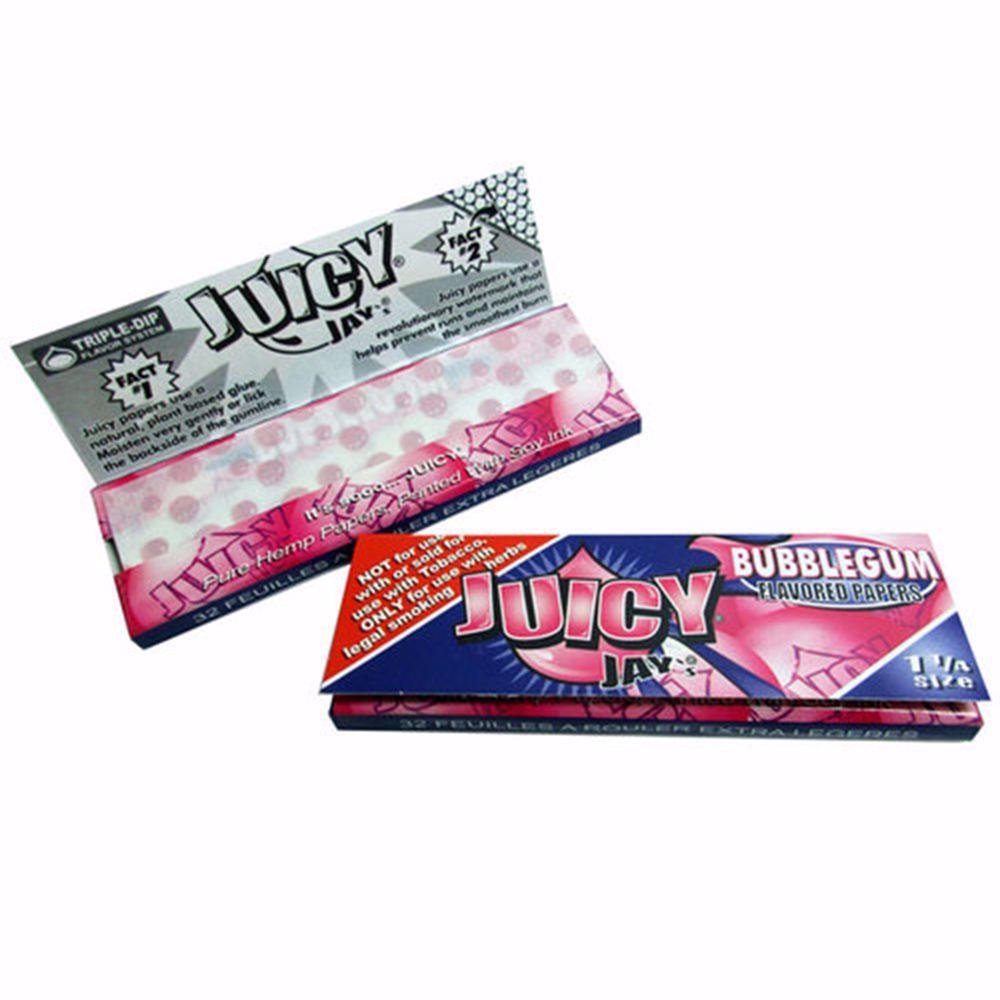 Photograph of product: Juicy Jay's | Flavored rolling Papers 1 1/4" | Bubblegum
